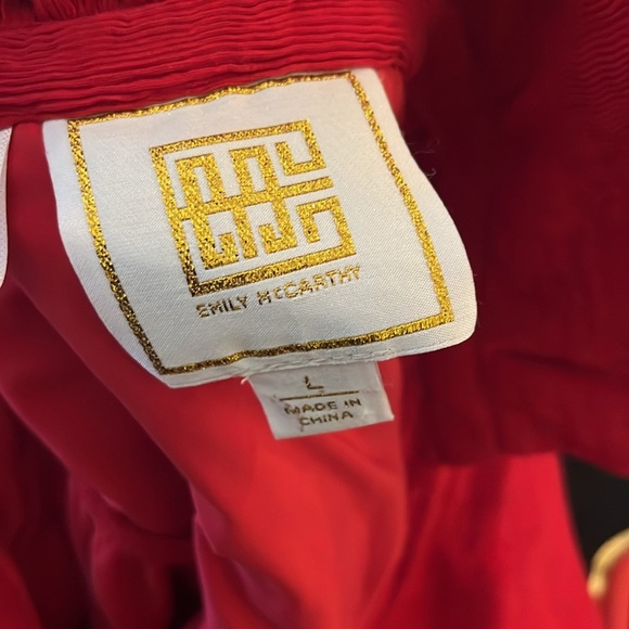 Emily McCarthy Red STELLA DRESS, size L - Picture 8 of 11